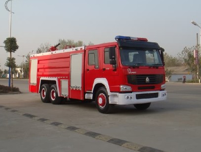 豪沃泡沫消防车(10-16吨)