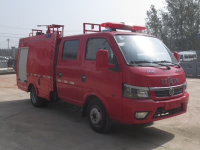 国六东风途逸1吨水罐消防车